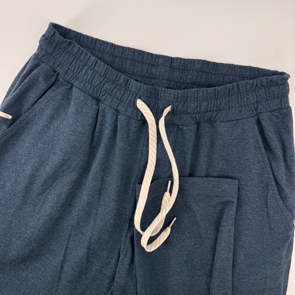 Vuori Ponto Performance Pants Mens Medium Indigo Heather DreamKnit Joggers V418